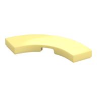 Tile 3 x 3 Curved, Macaroni