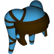 Headdress Twi'lek with Dark Brown Aayla Secura Print