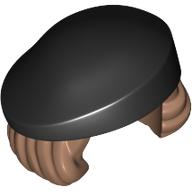 Hair Mid-Length with Barret Black pattern