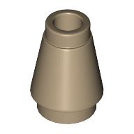 Cone 1 x 1 [Top Groove]