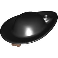 Hair with Black Hat Musketeer print