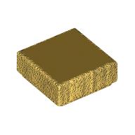 Tile 1 x 1 with Gold Surface print