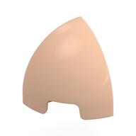 Brick Round Curved 1 x 1 x 1 Quarter Dome Light Nougat