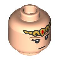 Minifig Head with print