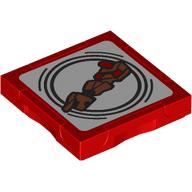 Tile Special 2 x 2 with SMART Tag with Speeder Bike print