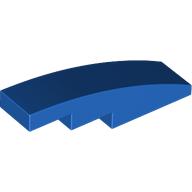 Slope Curved 4 x 1 No Studs [Stud Holder with Symmetric Ridges]