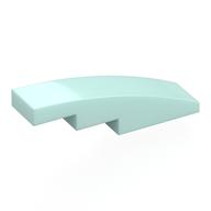 Brick Curved 4 x 1 No Studs [Stud Holder with Symmetric Ridges]