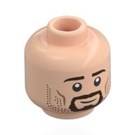Minifig Head with print