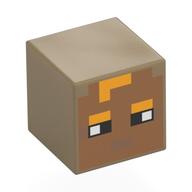 Minifig Head Special, Cube with print