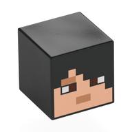 Minifig Head Special, Cube with print