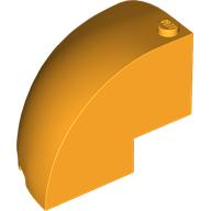 Brick Round Corner 5 x 5 x 3 1/3 Quarter Dome Top [Plain]