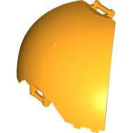 Panel Curved, Quarter, with Bars at Each End