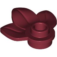 Plant, Plate 1 x 1 Round with 3 Leaves