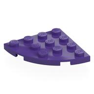 Plate Round Corner 4 x 4
