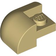 Brick Curved 2 x 2 x 1 Curved Top, Corner