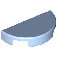 Tile Round 1 x 2 Half Circle