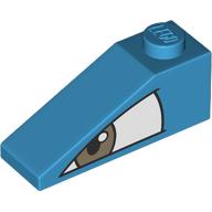 Slope 33° 3 x 1 with White Eye, Grey Pupil Left print