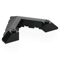 Brick Wedged, Sloped 45° 6 x 8 with Pointed Cutout