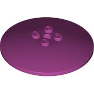 Dish 6 x 6 Inverted (Radar) with Hollow Studs