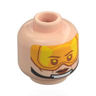Minifig Head with print
