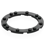 Plate 8 x 8 Round with 6 x 6 Round Cutout
