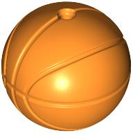 Minifig Head Special, Basketball [PLAIN]
