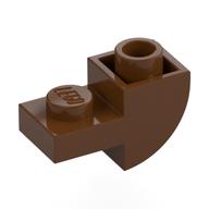 Brick Curved Inverted 1 x 2 with 1 x 1 Cutouts
