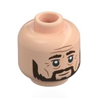 Minifig Head with print