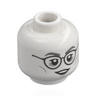 Minifig Head with print