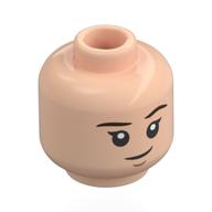 Minifig Head with print