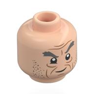 Minifig Head with print