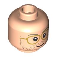 Minifig Head with print