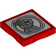 Tile Special 2 x 2 with SMART Tag with Turbo Laser Cannon print