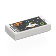 Tile 1 x 2 with print