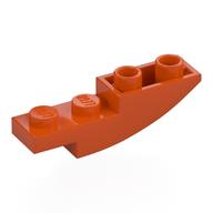 Brick Curved Inverted 4 x 1