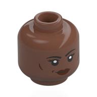 Minifig Head with print