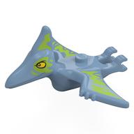 Animal, Dinosaur, Pteranodon with Yellow Eyes, Lime Markings print