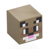 Minifig Head Special, Cube with print
