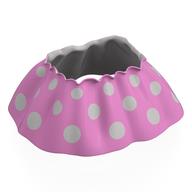 Duplo Skirt Satin with Pink Skirt Print