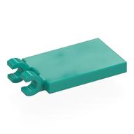 Tile Special 2 x 3 with 2 Clips without Tab between Clips
