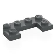 Plate Round Half 2 x 4 with 1 x 2 Cutout