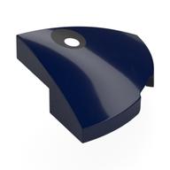 Brick Round Corner, Curved 2 x 2 x 2/3 Quarter Circle with print
