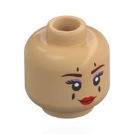 Minifig Head with print