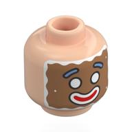 Minifig Head with print