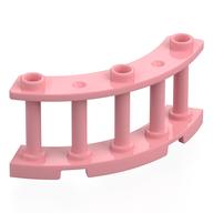 Fence Spindled 4 x 4 x 2 Quarter Round with 3 Studs