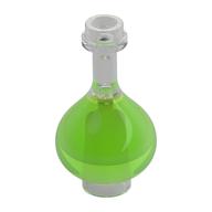 Equipment Bottle / Erlenmeyer / Florence Flask with Trans-Bright Green pattern