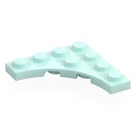 Plate Special 4 x 4 with 3 x 3 Quarter Round Cutout