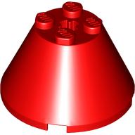 Cone 4 x 4 x 2, Axle Hole [Plain]