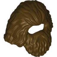 Hair with Moustache and Beard, Long and Bushy