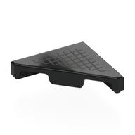 Tile 45° Cut 2 x 2 (Triangle) with Dark Bluish Grey Raster print